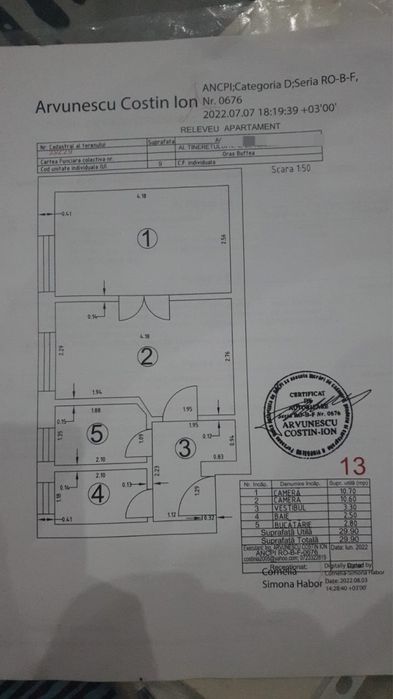 Apartament 2 camere, 30 mp