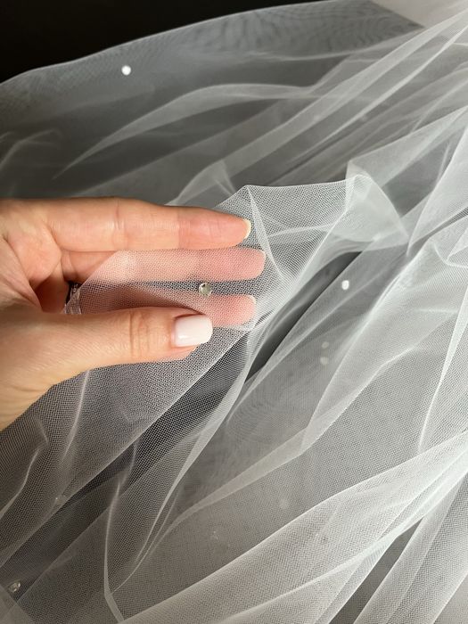 Voal mireasa lung ca nou