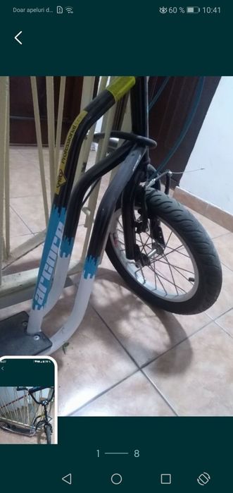 Rockrider și trotinetă