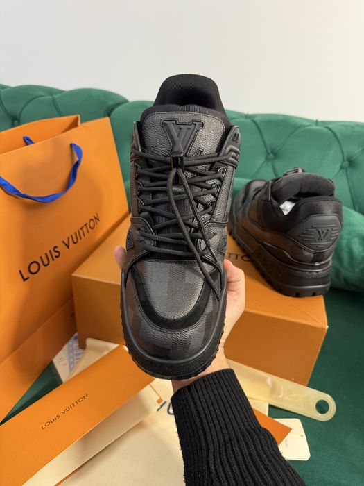 Adidasi Louis Vuitton Trainer Maxi piele naturala Full Box Premium