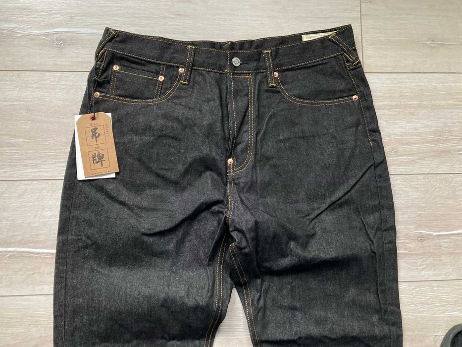 Нови Evisu мъжки черни дънки размер W36 L34