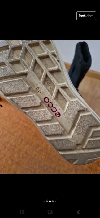 Cizme Ecco 38 piele