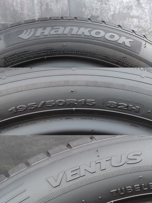 2бр. летни гуми 195/50/15 Hankook Ventus
dot22
7.28mm