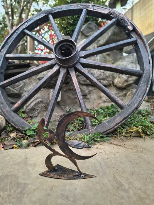 Suporți lumanari fier forjat