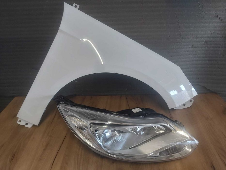 Pachet Aripa+Far Dreapta Ford Focus 3/III 2011-2014 (Frozen White)
