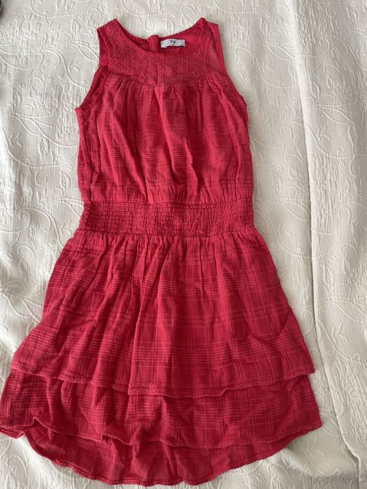 Рокля 12години в малинов цвят