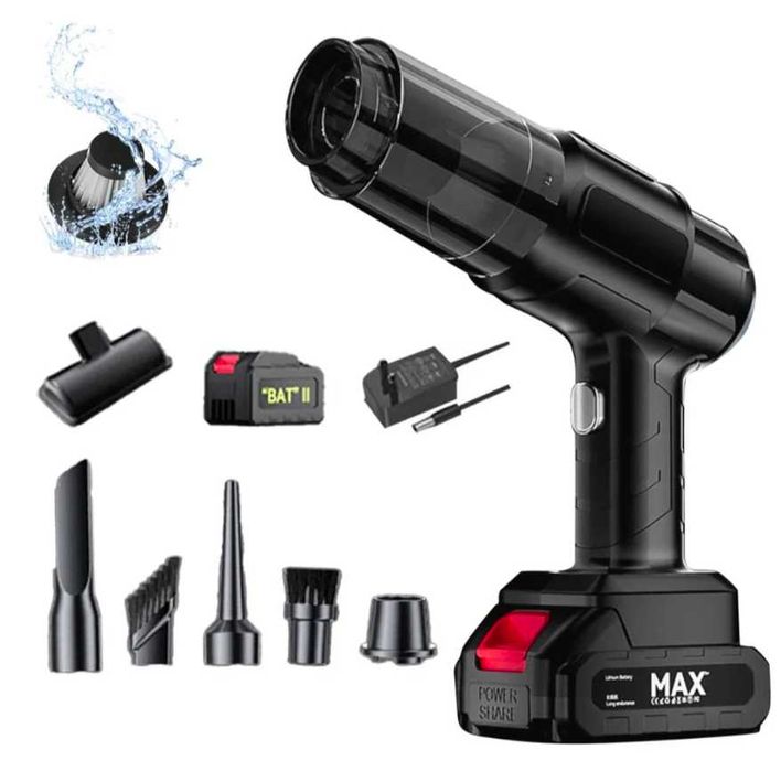 Aspirator Portabil 4 in 1 auto Acumulator detasabil si Reincarcabil