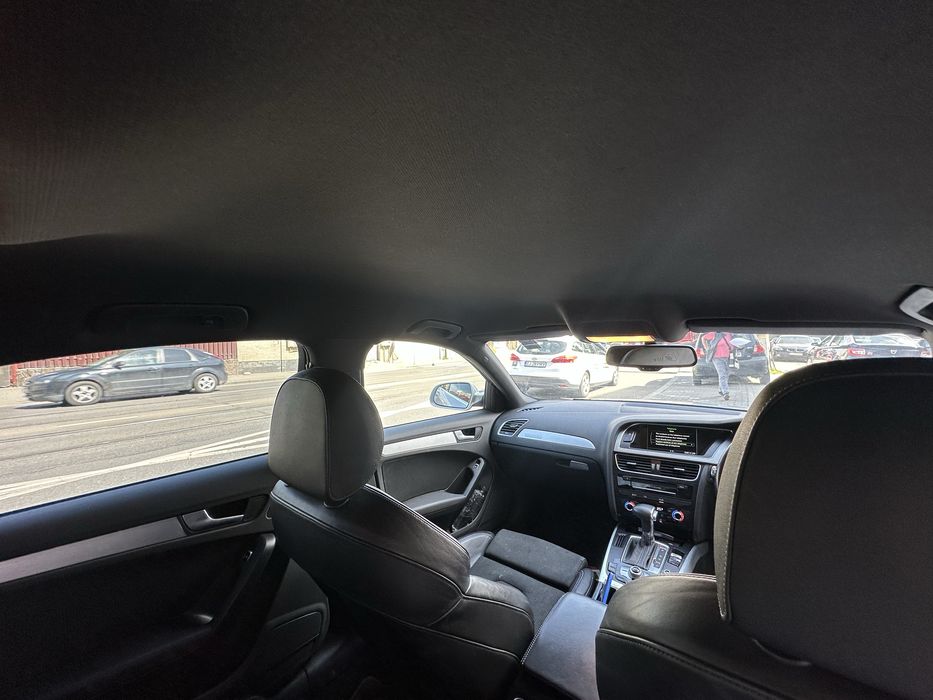 Plafon negru s line audi a4 b8.5 berlina sedan