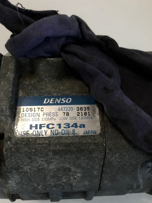 Компресор на климатик Denso за Mitsubishi Pajero 3.5 GDI (2004) 447220-3635
