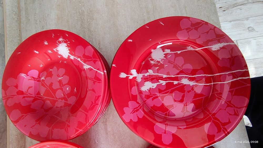 Set 12x3 farfurii +2 boluri pentru salata