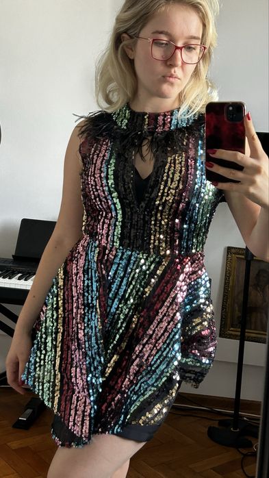 Rochie de eveniment cu Paiete
