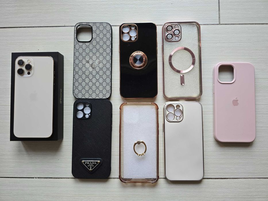 iPhone 12 Pro Max 128GB Gold Перфектен с аксесоари