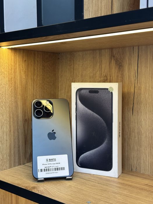 айфон 15 про макс черный е сим