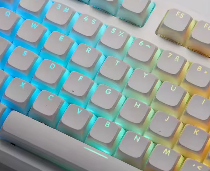 keycaps (taste) tip pudding pentru tastatura, albe