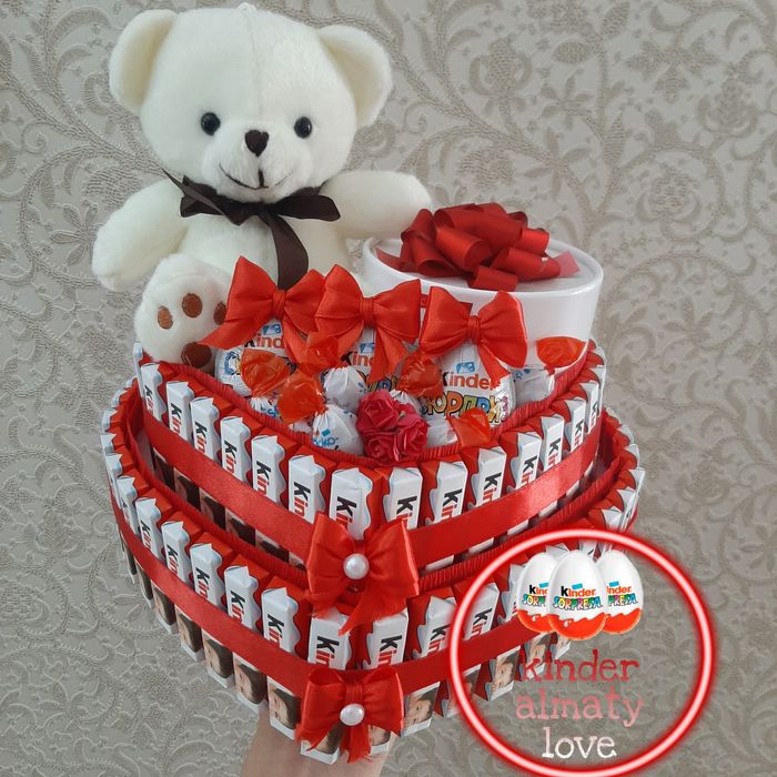 Киндер подарки. Сладкие букеты. Подарок девушке