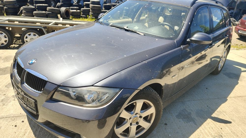Piese motor cutie navigație unitate ccc volan cardan punte  turbosuflanta alternator compresor ac injectoare trager radiatoare uși  BMW e91 2.0d m47