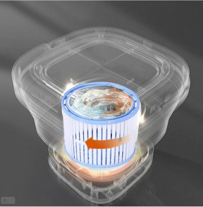 Mini stiralka. Мини стиральная машинка, складная. Ведро. Новая.