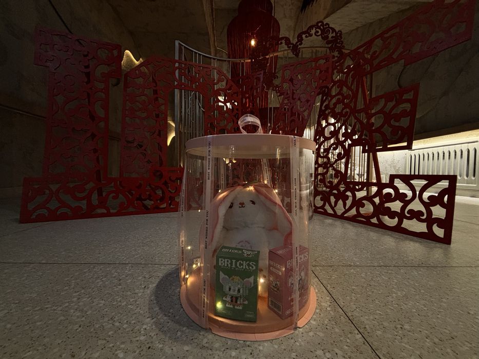 Дышащий зайчик в клубнике