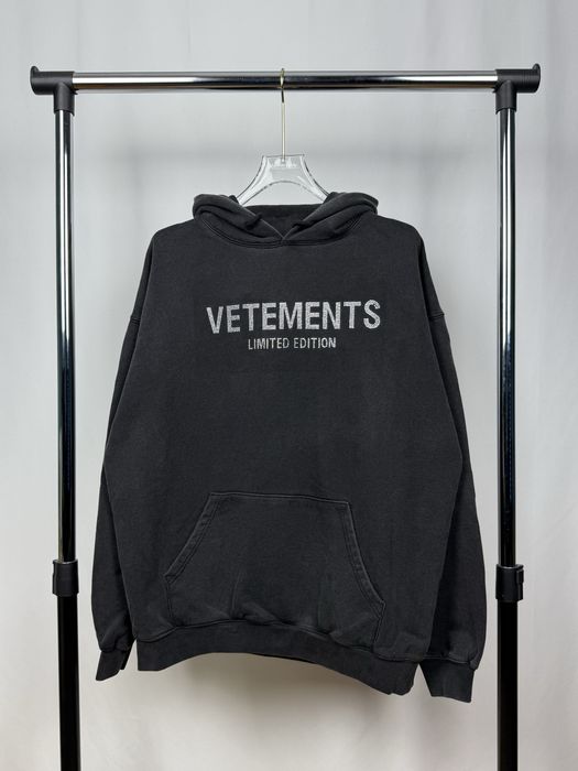 VETEMENTS «Rhistones» Hoodie | Hanorac Vetmo cu strasuri