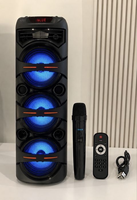 Караоке колонка Bluetooth с микрофоном