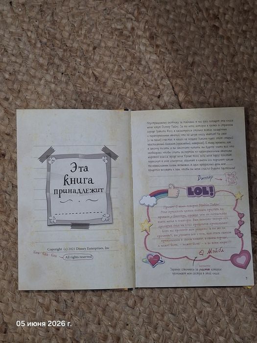 Дневник Диппера и Мэйба книга