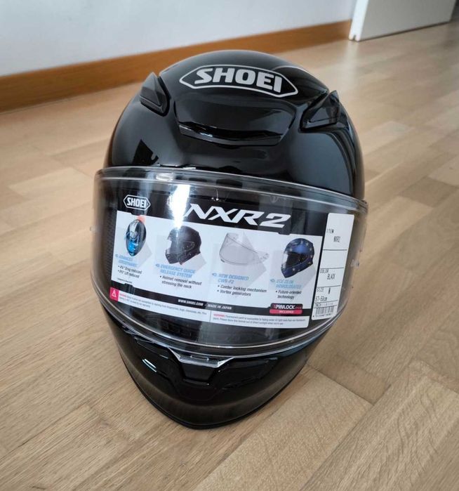 Casca Shoei NXR 2 M  Negru Lucios Moto  Motocicleta ATV nu Nexx, Arai, Scorpion, AGV