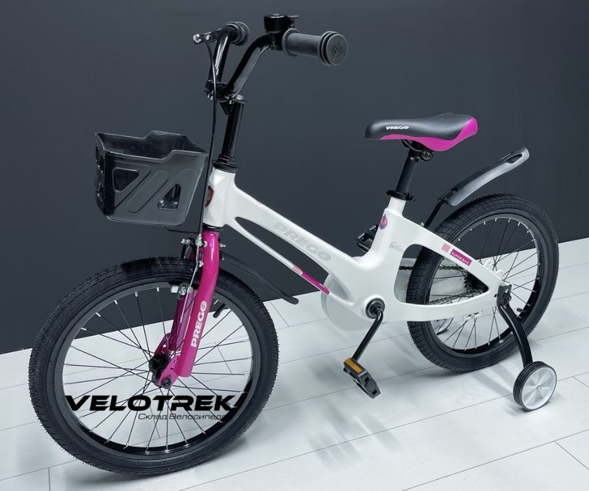 Детский велосипед с тормозами алюминий лёгкий 3–10 лет