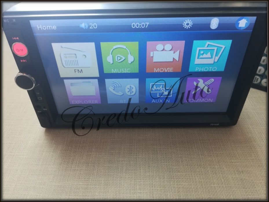 7018B+Камера+Рамка Мултимедия 7инча 2Din Bluetooth Mp5 USB AUX+Mirror