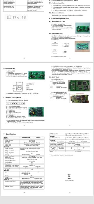 Ups Inform Legrand 5000VA 2400w
