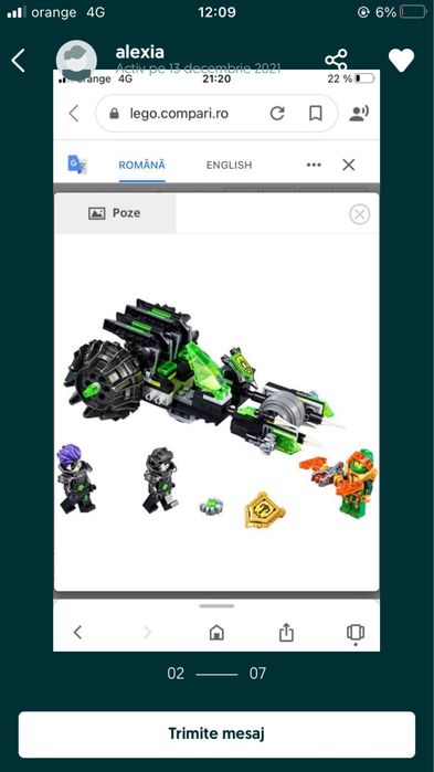 Lego NEXO KNIGHTS™ Twinfector 72002