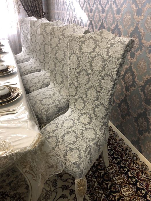 Стулга чехол жаккард.Доставка.