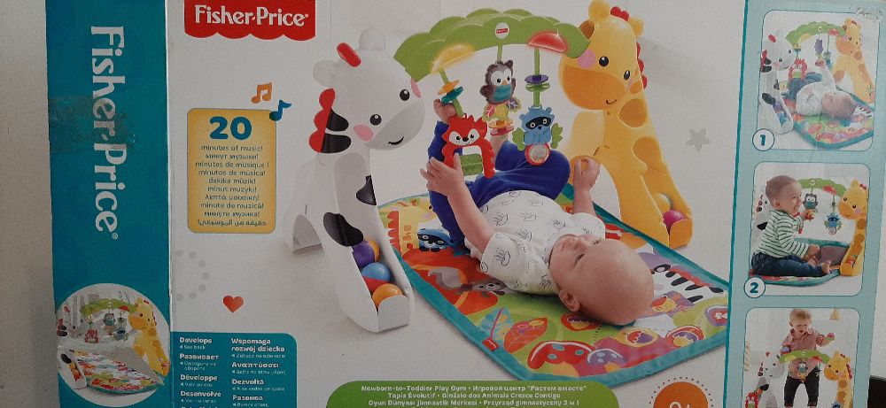 Fisher-Price гимнастика, проходилка и буталка goki 3 в 1
