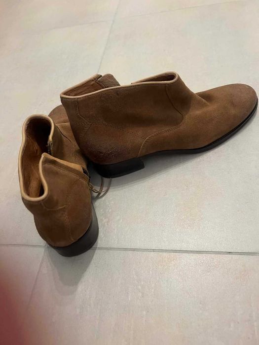 Ghete dama IL PASSO - piele naturala intoarsa - marime 38