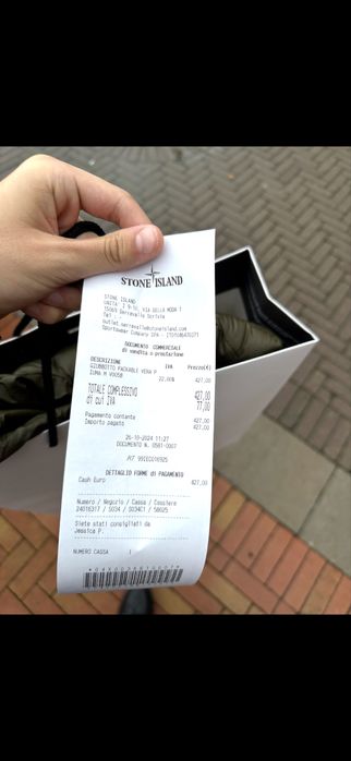 Стилно яке Stone Island от Милано – носено 2 пъти, като ново!