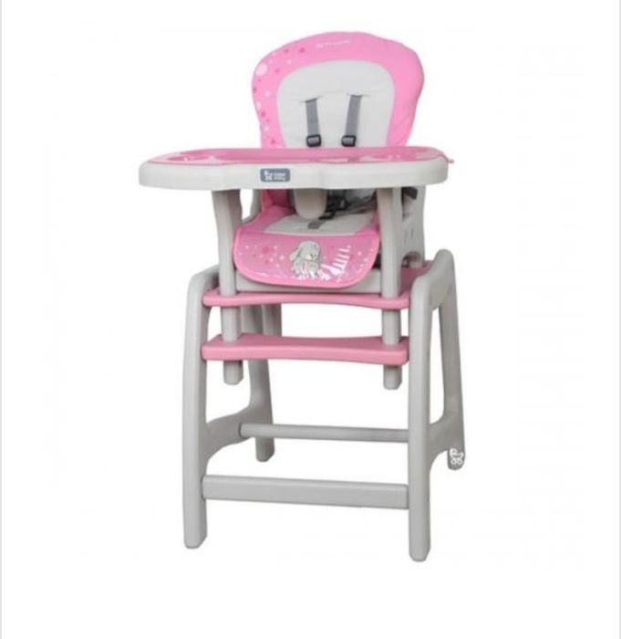 Scaun masă multifuncțional Coto Baby Roz