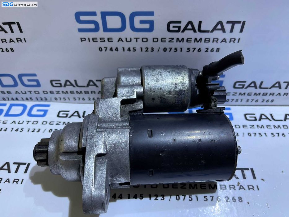 Electromotor cu 10 Dinti Audi A3 8P 1.6 FSI BAG BLF BLP 2004 - 2013 Cod 0001121433 02T911024K [B3607]
