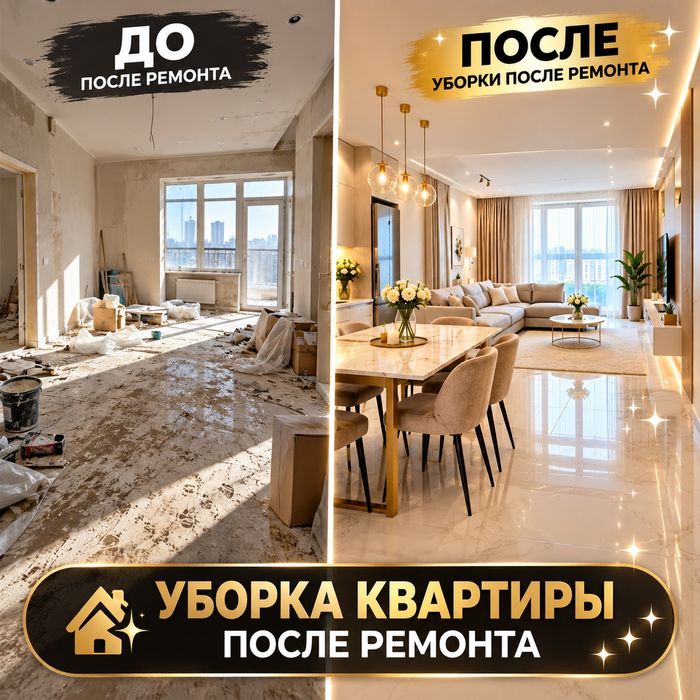 Уборка квартиры домов