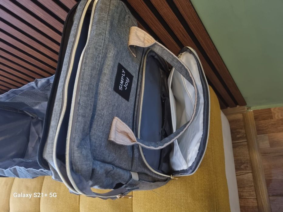 Geanta/Rucsac de scutece 3 în 1 Simply Joy NOU fără eticheta