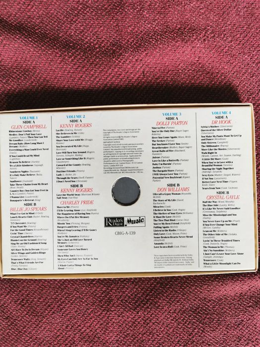 Сет от 4 бр. аудио-касети - Giants of country