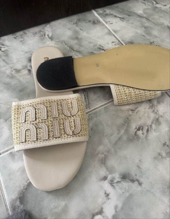 Чисто нови чехли MIU MIU и Christian Dior