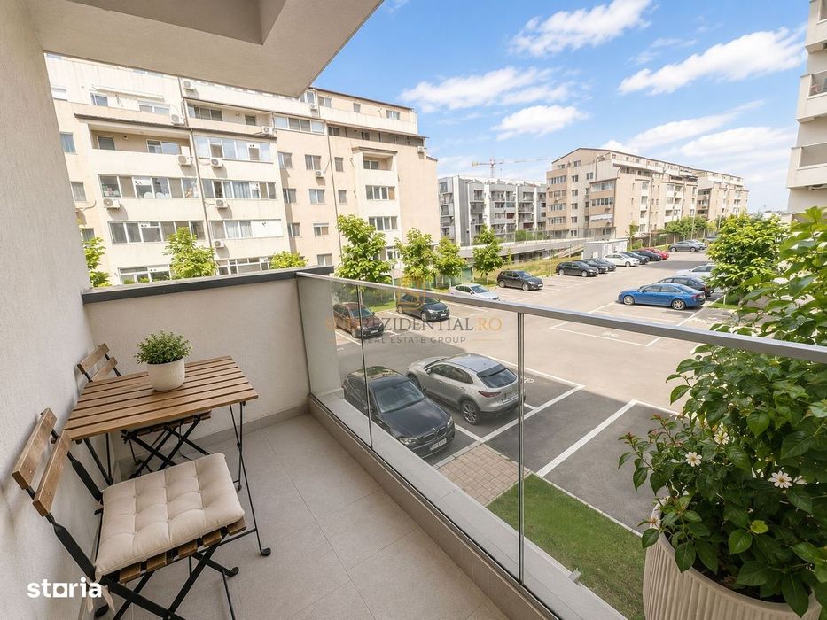 Inchiriere studio complet mobilat, loc de parcare -Str. Biruintei