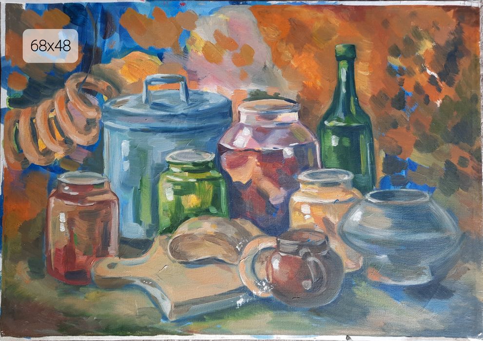 Натюрморт маслом, живопись, картина