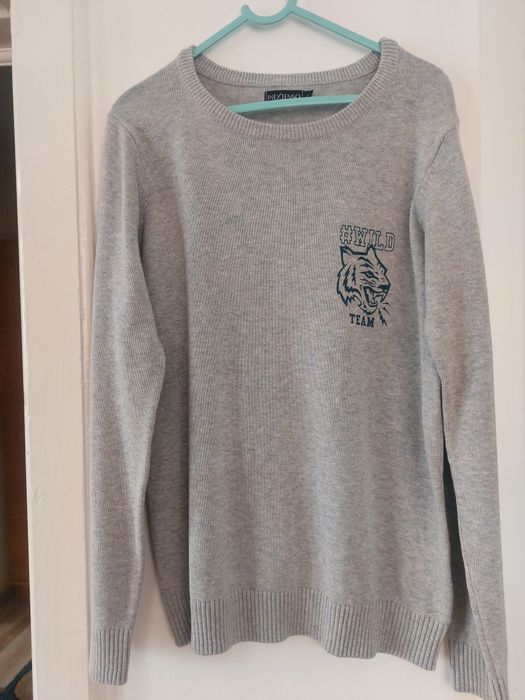 Pulover gri, băieți