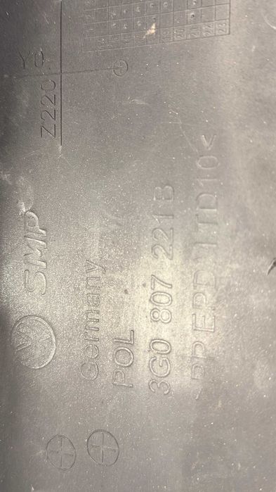 Bara fata OE VW Passat B8 GTE 2015-2019 fara spalatoare  3G0807221B