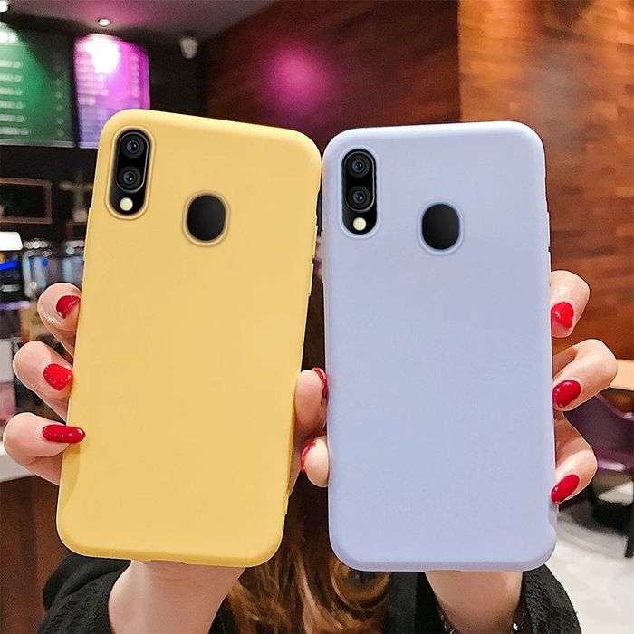 Матов Силиконов Кейс за Samsung Galaxy A30S A40 A50 A70 S10 S9 Note 10