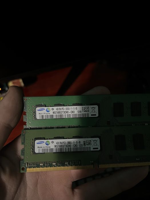 Memorie Ram DDR3 8gb 1600mhz