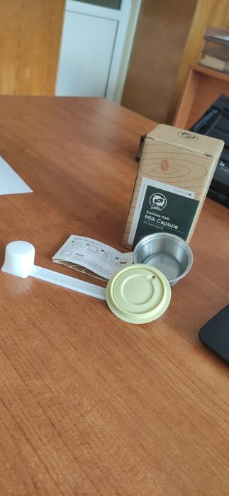 Метална капсула за сухо мляко за Долче Густо машини