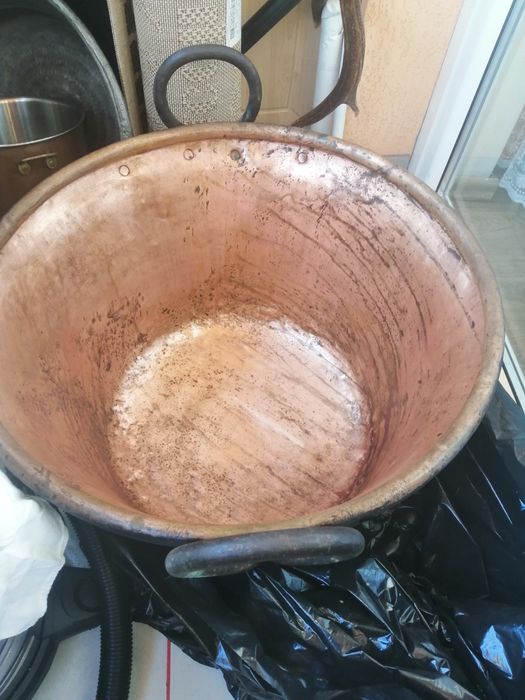 Ceaun cupru bătut 80 l dintr-o bucata