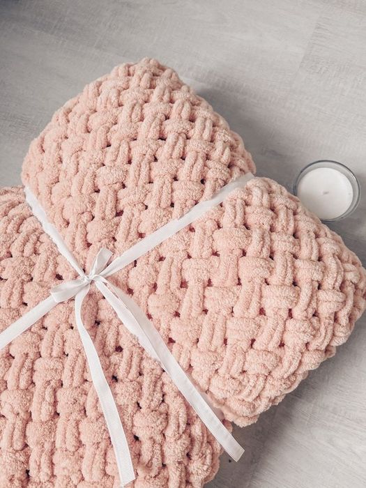 Плюшевый плед для новорожденных