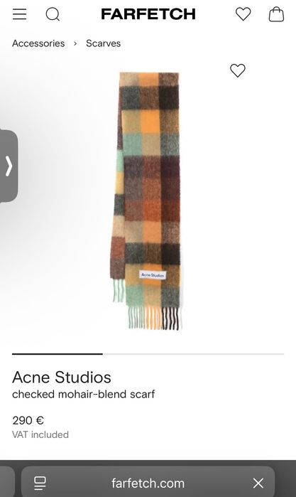 Шал Acne Studios original